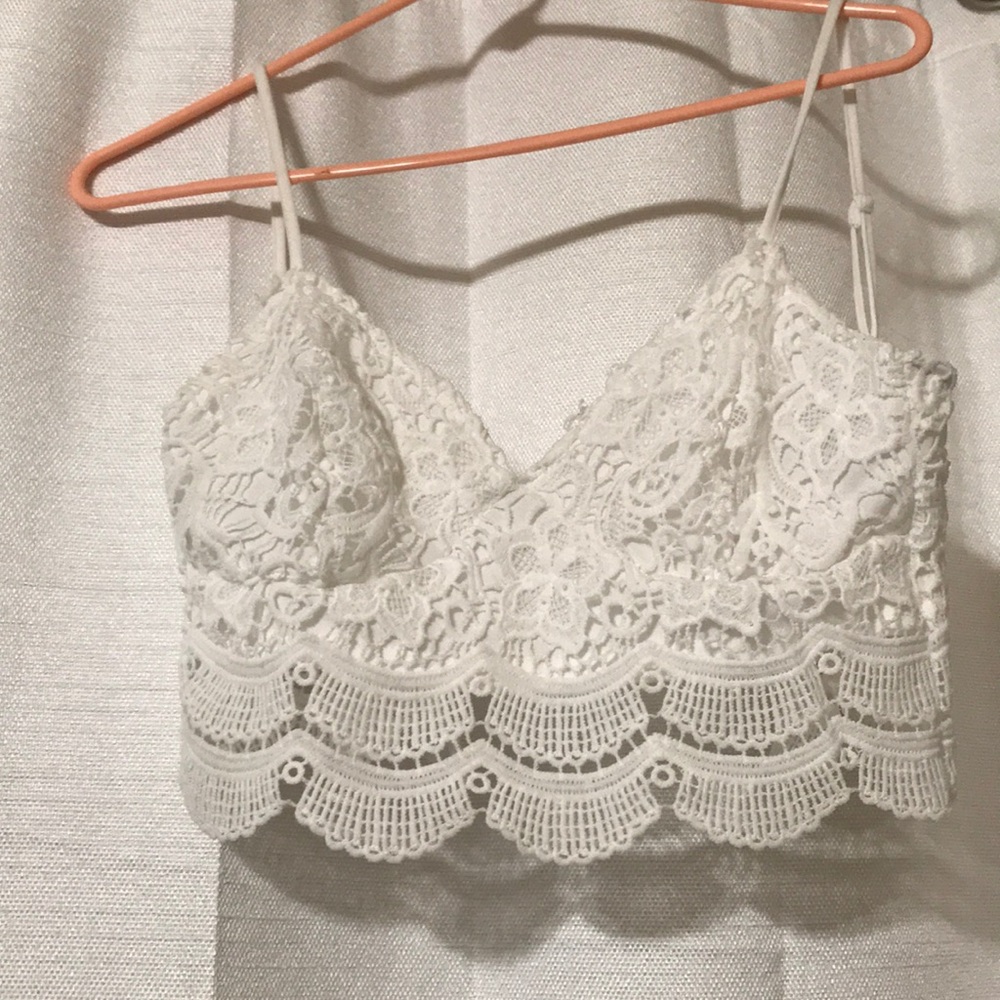 White crop top